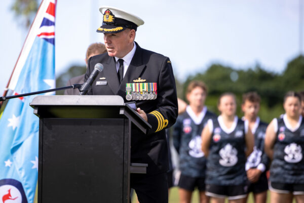 Anzac Day Ceremony 2023 hosted by IWM Nat Sports Media 25 April 2023 28